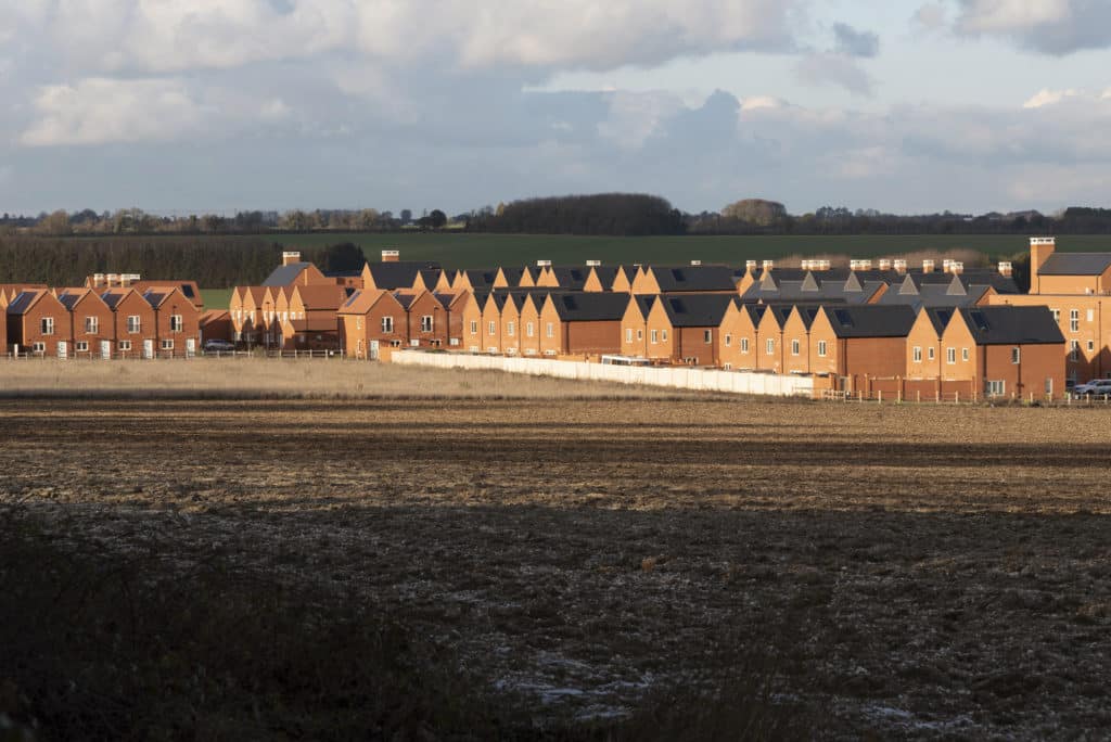 Developent on farmland